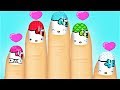 Play Nail Polish and Learn Colors with Hello Kitty Nail Salon - Funny Gameplay Video