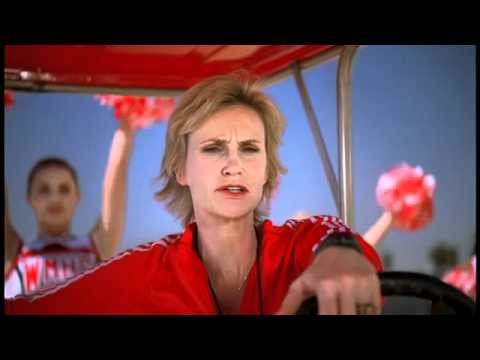  Sue Sylvester Scene Hilarious Commercial Jane Lynch and Dianna Agron 