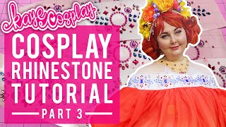 â¨Applying Hotfix applique | Cosplay Rhinestone Tutorial - Part 3