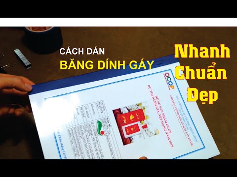 Hướng dẫn dán gáy sách nhanh chuẩn đẹp cho dân văn phòng