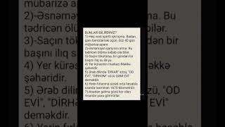 Mənalı Sözlər.