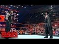The Undertaker introduces Roman Reigns to his "yard": Raw, March 27, 2017