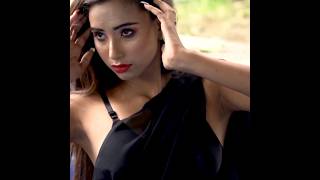 Black Saree Bong Beauty Expression