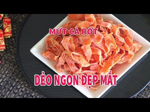 Học cách làm mứt cà rốt