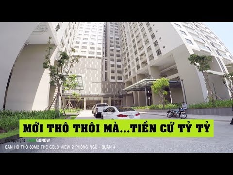 Căn hộ thô The Gold View, 2 phòng ngủ 80m2, Bến Vân Đồn, Quận 4 - Land Go Now ✔