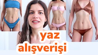 Denemeli̇ Yaz Alişveri̇şi̇ Bikini, Crop, Elbise