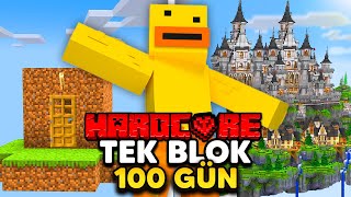 Minecraftta 100 Gün Boyunca Tek Blok Üstünde Hayatta Kalmak Tüm Hi̇kaye
