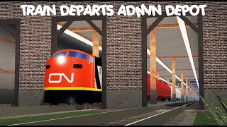 Roblox Rails Unlimited Train Departs Admin Depot