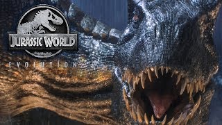 Jurassic World Evolution Dino Fights - T-Rex vs Spinosaurus vs Indominus Rex & Raptors breaking out! Jurassic World Evolution Dino Fights - T-Rex vs Spinosaurus vs Indominus Rex & Raptors breaking out!