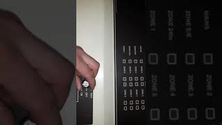 1981 Ademco Multizone 103 Key Switch Alarm Panel