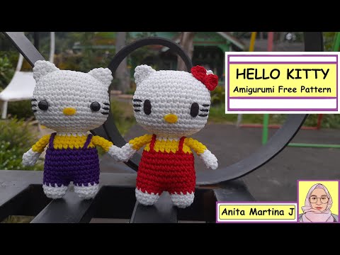 Hello Kitty │Tutorial Amigurumi Free Pattern