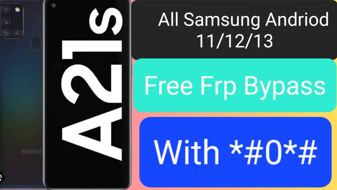 Samsung A21s Frp Bypass| With Free Tool| Andriod Samsung A21s Frp Bypass| With Free Tool| Andriod