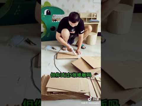 Hướng dẫn làm kệ đồ chơi cho bé bằng giấy carton