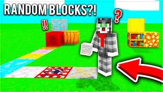 Playing Minecraft But Touch A Random Block Spawns Easy Diamonds