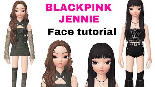 How to make Blackpink Jennie face in Zepeto | Face tutorial
