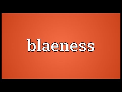 Header of blaeness