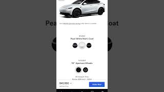 New Tesla Model Y Standard Configurable Sur Le Site Tesla Aux Us