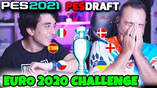 EURO 2020 ÇEYREK FİNAL CHALLENGE! | EMİRMANLA PES 2021 PESDRAFT OYNUYORUZ