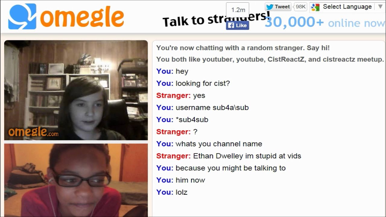 Omegle chicks freak huge