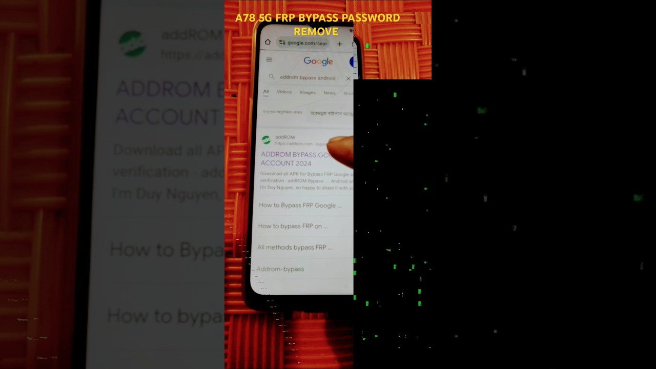 OPPO A78 5G frp bypass password remove google account OPPO A78 5G frp bypass password remove google account