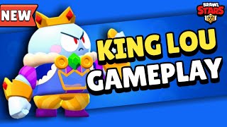 King Lou Gameplay | Brawl Stars Lou Update
