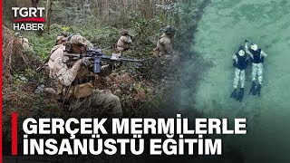 Sat Komandolarının Gerçek Mermilerle İnsanüstü Eğitimi Nefesleri Kesti - TGRT Ha