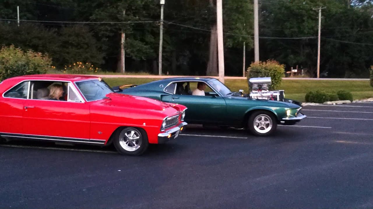 Pro Street cars leaving car show YouTube Pro Street cars leaving car show YouTube