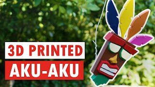 3D PRINTED AKU AKU - Crash Bandicoot