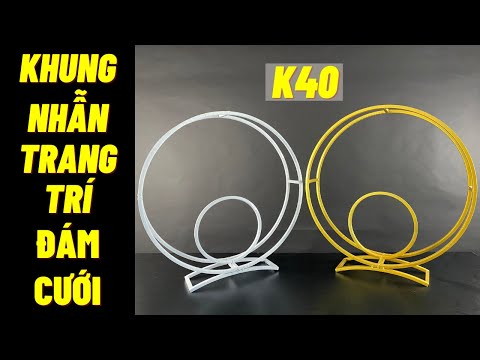 Khung nhẫn cưới K40 trang trí đám tiệc đám cưới