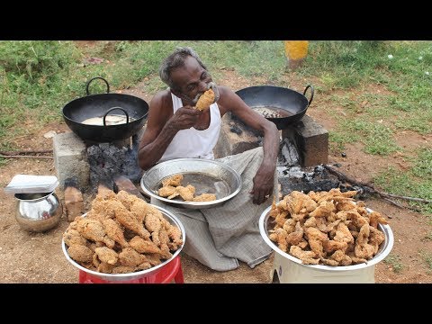 VIDEO : kfc chicken / 100 legs / 100 wings / prepared by my daddy / village food factory - village food factory now patreon https://www.patreon.com/user?u=8828184. ...
