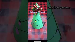3D Christmas Tree or Party Hat (Easy Christmas Craft) #short