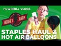 STAPLES HAUL AND HOT AIR BALLOONS! | FuWeekly Vlogs