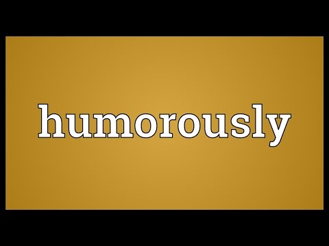 Header of humorously