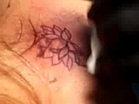 this is my second tattoo of the lotus flower i got it on october 13th 