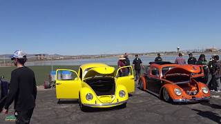 Bugorama classic car show & swap meet Chandler Arizona WildHorse, Gator Ride! Old VW Beetle vlog AZ