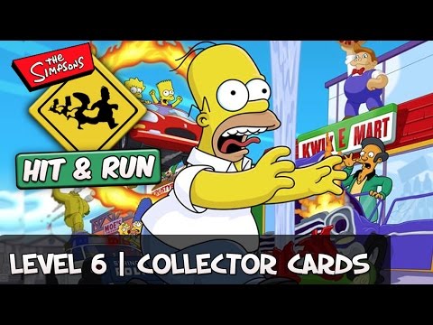 The Simpsons Hit and Run - Level 6 Collector Cards