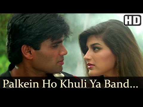 Palkein Hon Khuli Ya Band - Sunil Shetty - Sonali Bendre - Takkar...