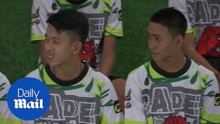 'We thought it wasn't real': say Thai cave boys of rescuers - Daily Mail 'We thought it wasn't real': say Thai cave boys of rescuers - Daily Mail