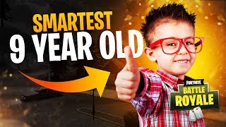 SMARTEST 9 YEAR OLD IN FORTNITE!! (ft. Nickmercs & CouRage) | Fortnite Battle Royale Highlights #135