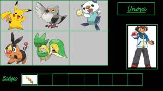 Ash's pokemon! (gen 1 - gen 6)