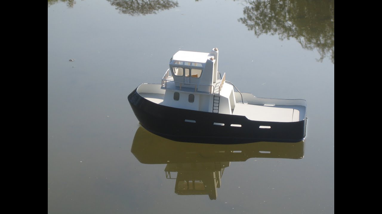 How to make a Model Tug Boat - YouTube
