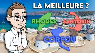 Quelle Est La Meilleure Île De Grèce ? Santorin, Crète, Corfou...
