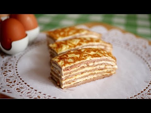 Закусочный торт "ЗЕБРА". Когда ОЧЕНЬ ВКУСНО! Закусочный торт "ЗЕБРА". Когда ОЧЕНЬ ВКУСНО!