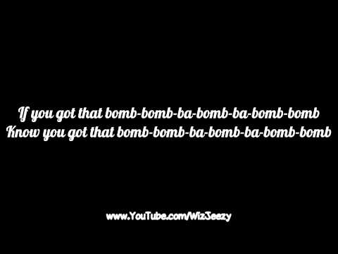 Chris Brown ft. Wiz Khalifa - Bomb [Lyrics on Screen]