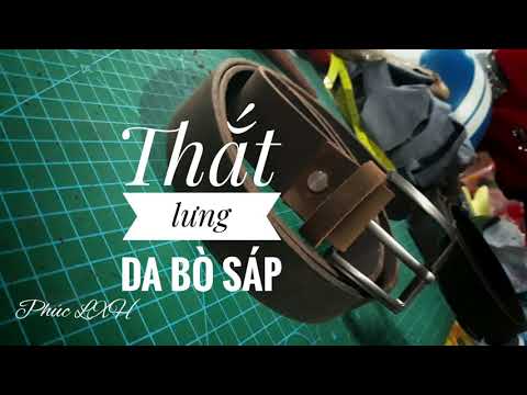 Thắt lưng da bò