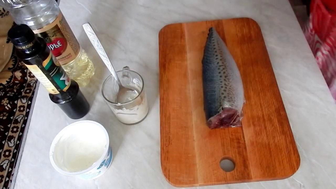Голубая скумбрия рецепт