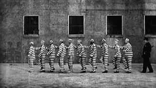 Laurel & Hardys Hilarious Prison Workout With Prison Blues