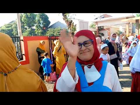 bergembira bersama menyambut 1 muharam SDN 013  Rawa domba duren sawit🙏😍