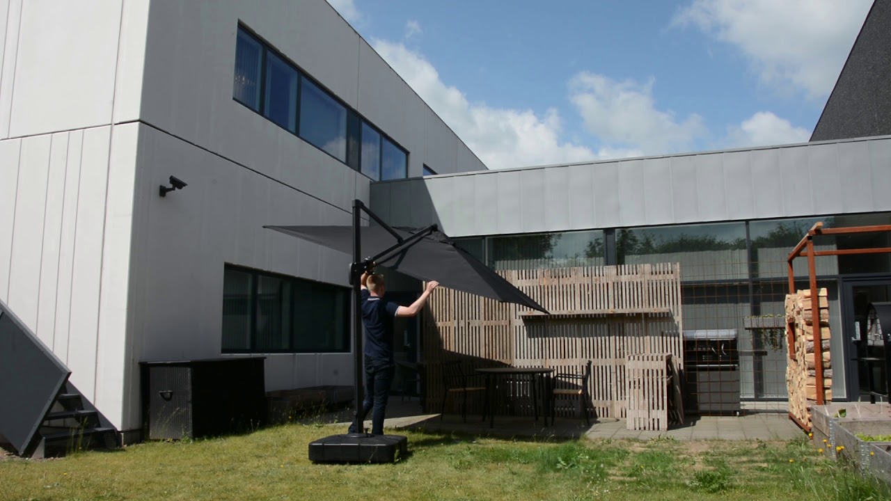 PARASOL HÆNGE M/FOD 3X3M PARASOL HÆNGE M/FOD 3X3M