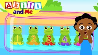 Count Frogs with Akili | Akili and Me | Cartoons for Preschoolers